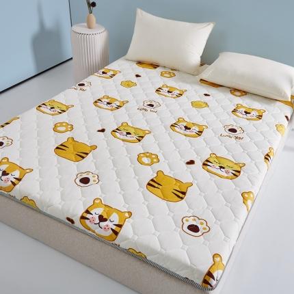 91家纺网 家纺一手货源 找家纺 一禾 2023新款印花磨毛学生床垫 虎头虎脑