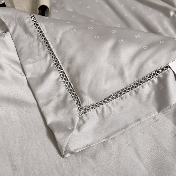 91家纺网 家纺一手货源 找家纺 伊被源 2023新款40支木本提花蚕蛹蛋白夏被-路易斯 路易斯 星辰灰