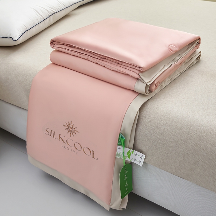 91家纺网 家纺一手货源 找家纺 伊被源 2023新款莫代尔蚕蛹蛋白夏被-锦色 锦色-香妃玉