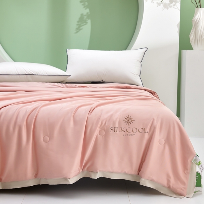 91家纺网 家纺一手货源 找家纺 伊被源 2023新款莫代尔蚕蛹蛋白夏被-锦色 锦色-香妃玉