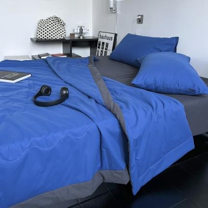 91家纺网 家纺一手货源 找家纺 （总）蜜宿 2023新款全棉夏被水洗棉大豆被纤维夏被四件套