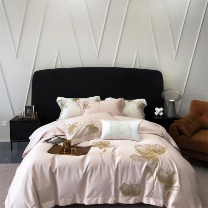 91家纺网 家纺一手货源 找家纺 （总）馨蕊2023春夏新品100支高定系列新品棉茱丽叶