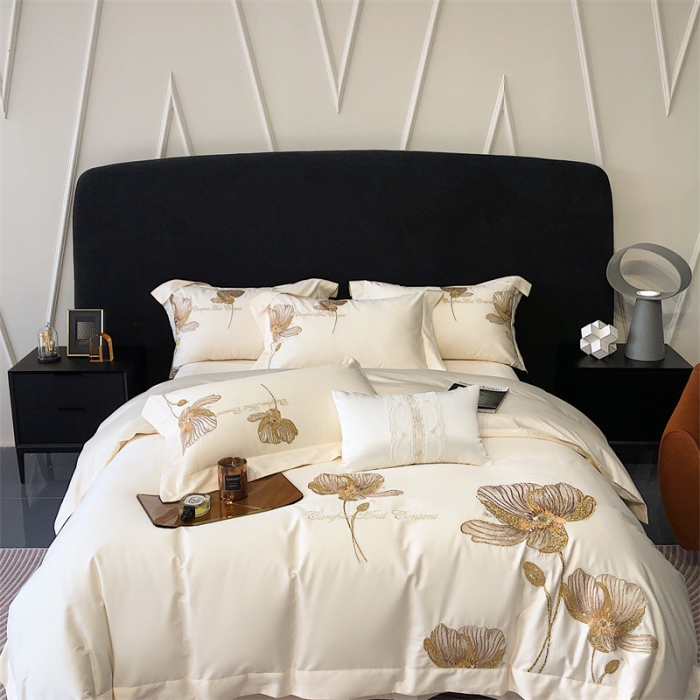 91家纺网 家纺一手货源 找家纺 馨蕊2023春夏新品100支高定系列新品棉茱丽叶-初夏粉 月光白