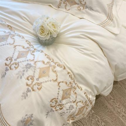 2023馨蕊春夏新品100支高定系列新品棉妮可 月光白