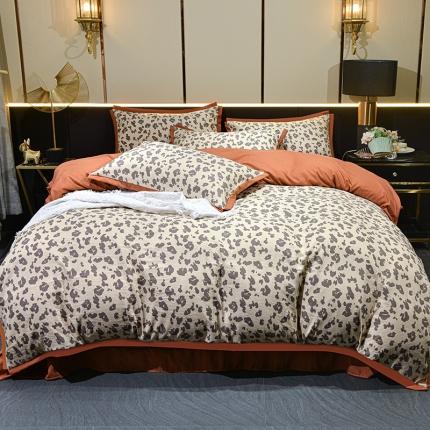 91家纺网 家纺一手货源 找家纺 （总）梦柏 双层纱棉麻四件套