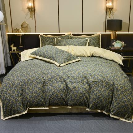 91家纺网 家纺一手货源 找家纺 （总）梦柏 双层纱棉麻四件套