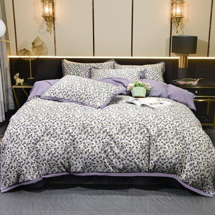 91家纺网 家纺一手货源 找家纺 （总）梦柏 双层纱棉麻四件套