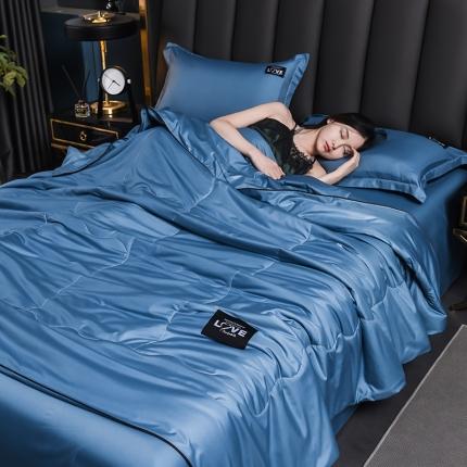 91家纺网 家纺一手货源 找家纺 （总）宇豪 2023新款水洗真丝夏被套件