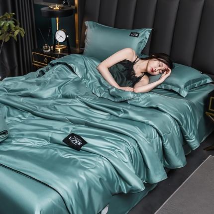 91家纺网 家纺一手货源 找家纺 （总）宇豪 2023新款水洗真丝夏被套件