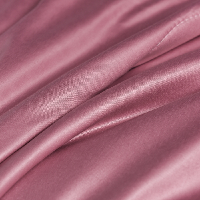 91家纺网 家纺一手货源 找家纺 宇豪 2023新款水洗真丝夏被套件 豆沙