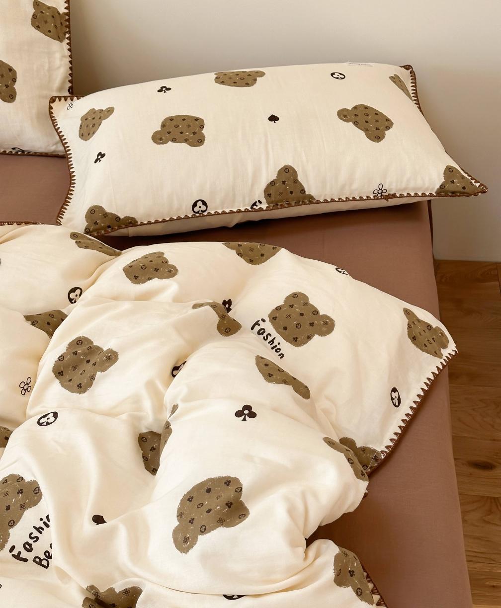 91家纺网 家纺一手货源 找家纺 (总)洋铭区 2023新款双层纱四件套系列