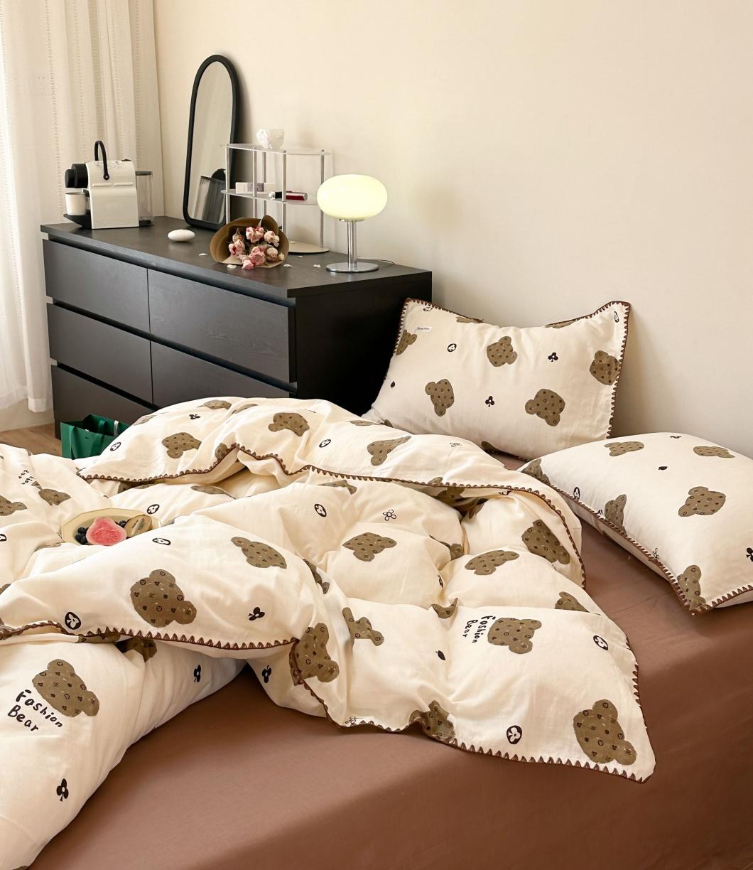 91家纺网 家纺一手货源 找家纺 (总)洋铭区 2023新款双层纱四件套系列