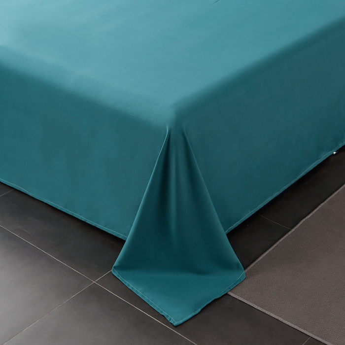 91家纺网 家纺一手货源 找家纺 宇豪 2023新款水洗棉夏被 LOVE-孔雀蓝