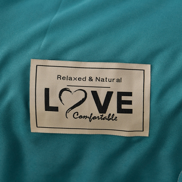 91家纺网 家纺一手货源 找家纺 宇豪 2023新款水洗棉夏被 LOVE-孔雀蓝