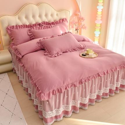 91家纺网 家纺一手货源 找家纺 （总）迪梦姿 2025新款高克重洛卡棉四件套