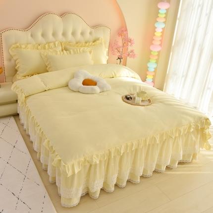 91家纺网 家纺一手货源 找家纺 （总）迪梦姿 2025新款高克重洛卡棉四件套