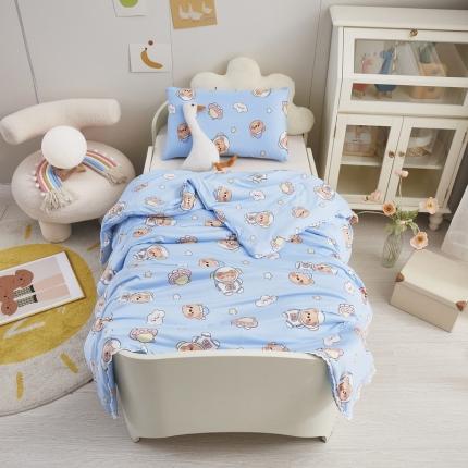 丝涟 2023新款 A类儿童针织棉印花夏被 太空熊