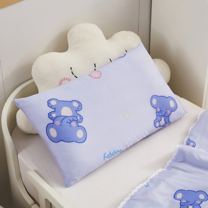 91家纺网 家纺一手货源 找家纺 丝涟 2023新款 A类儿童针织棉印花夏被 小象