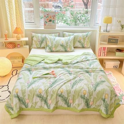 91家纺网 家纺一手货源 找家纺 （总）2023新款凉感丝豆豆夏被直播爆款凉豆豆夏凉被空调被 馨明