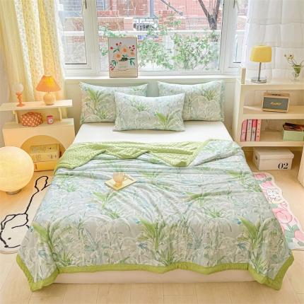 91家纺网 家纺一手货源 找家纺 （总）2023新款凉感丝豆豆夏被直播爆款凉豆豆夏凉被空调被 馨明