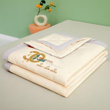 伊被源 2023新款26℃小凉皮蚕蛹蛋白夏被 奶油黄