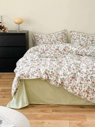 洋铭区 2023新款双层纱四件套系列 玫瑰花园