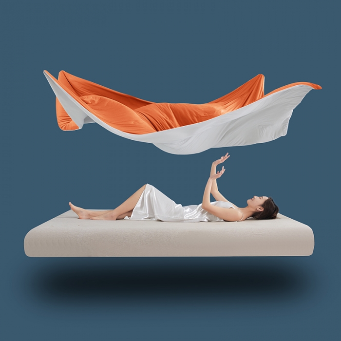 91家纺网 家纺一手货源 找家纺 伊被源 新款弹力凉感丝夏被烫钻包边空调被单人双人夏被礼盒装-缪斯 缪斯-爱玛橙