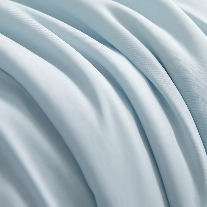 91家纺网 家纺一手货源 找家纺 伊被源 新款弹力凉感丝夏被烫钻包边空调被单人双人夏被礼盒装-缪斯 缪斯-白蓝色