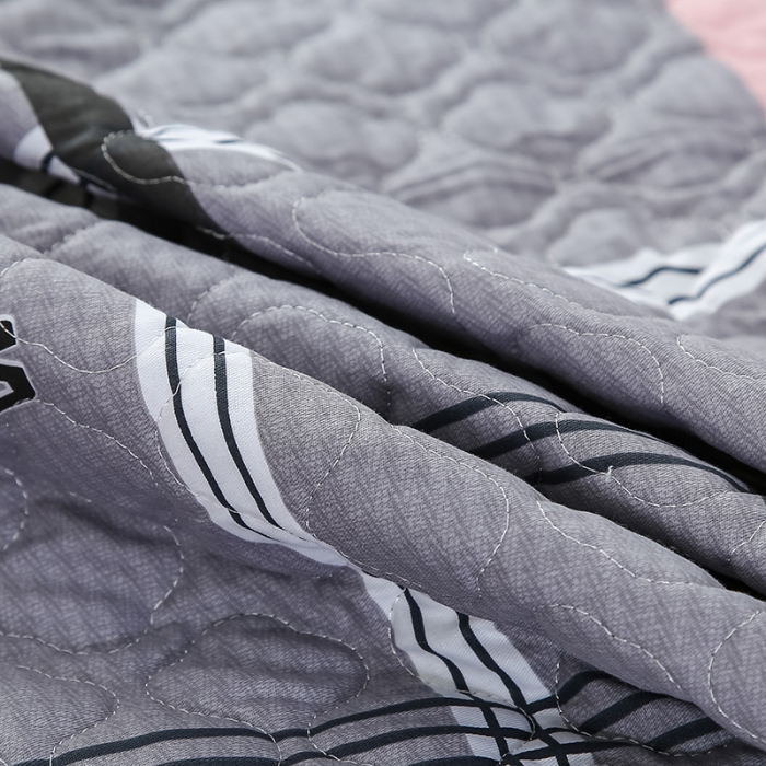 91家纺网 家纺一手货源 找家纺 冬然 2023新款全棉防滑榻榻米垫子炕垫纯棉床盖三件套 五星皇冠