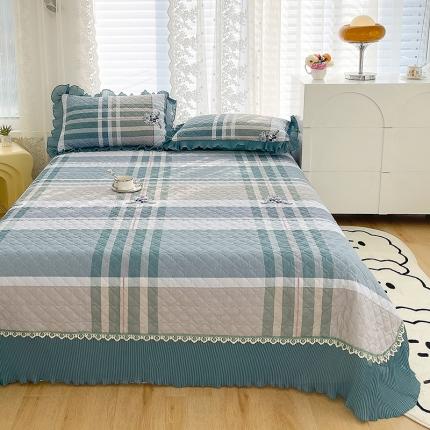 91家纺网 家纺一手货源 找家纺 冬然 2023新款全棉床盖纯棉床盖花边床盖 印象阁