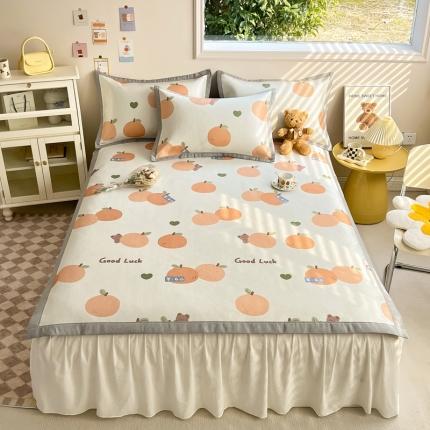 91家纺网 家纺一手货源 找家纺 （总）懒猫 2024新款250D宽边圆网数码印花冰丝席