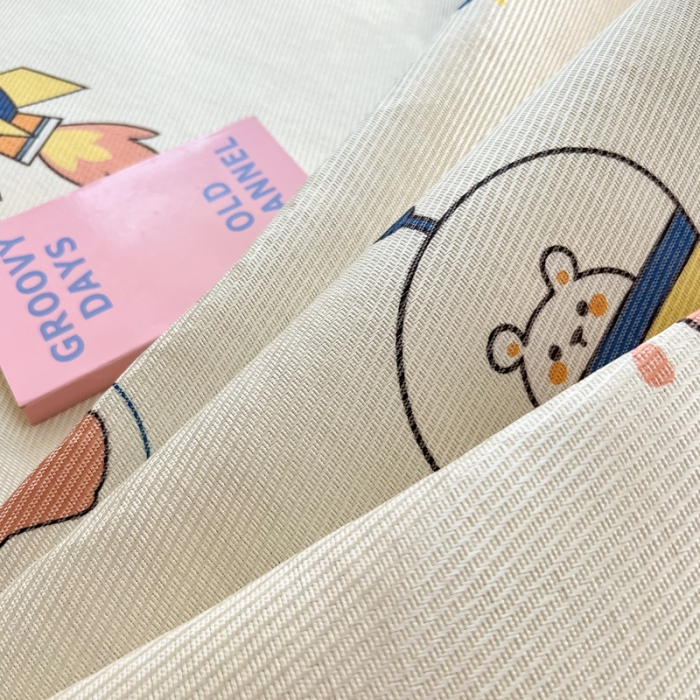 91家纺网 家纺一手货源 找家纺 懒猫 2024新款250D宽边圆网数码印花冰丝席 恐龙时代