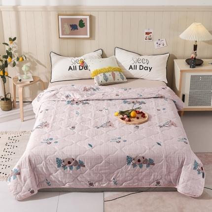 91家纺网 家纺一手货源 找家纺 （总）好欣怡家纺 2024新款超声波磨毛印花夏凉被