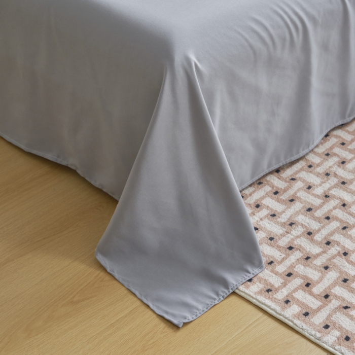 91家纺网 家纺一手货源 找家纺 畅销被业2024新款直播爆款泡泡纱夏被夏凉被空调被四件套 情调灰