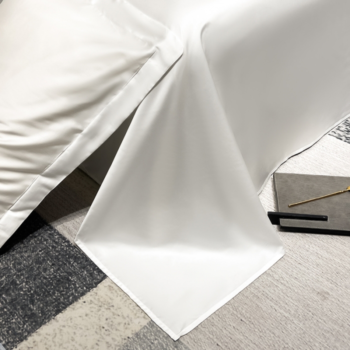 91家纺网 家纺一手货源 找家纺 涵宸家纺2023新款天丝TM纯色-单床单 单床单-古董白