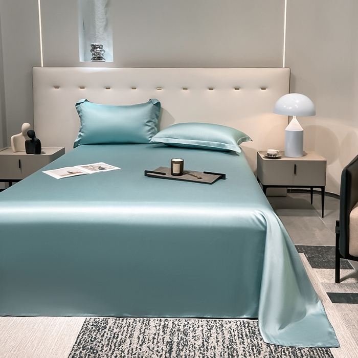 91家纺网 家纺一手货源 找家纺 涵宸家纺2023新款天丝TM纯色-单床单 单床单-海蒂兰