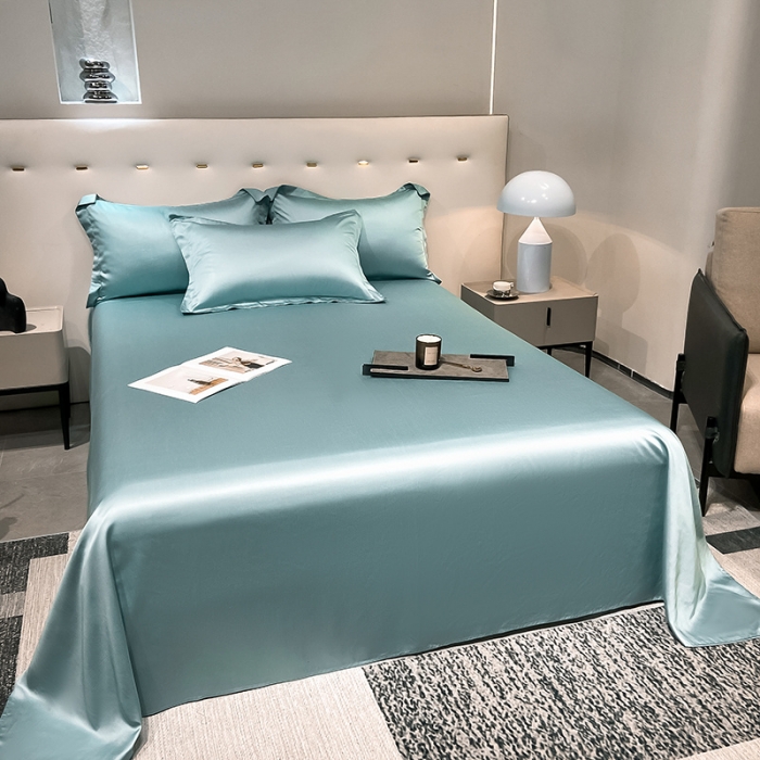 91家纺网 家纺一手货源 找家纺 涵宸家纺2023新款天丝TM纯色-单床单 单床单-海蒂兰