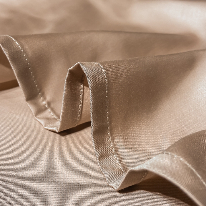 91家纺网 家纺一手货源 找家纺 涵宸家纺2023新款天丝TM纯色-单床单 单床单-可可棕