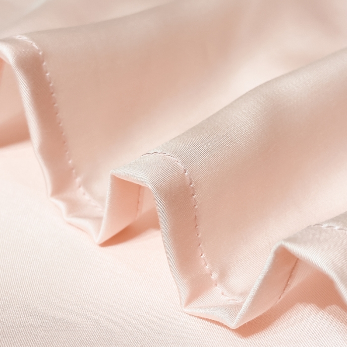 91家纺网 家纺一手货源 找家纺 涵宸家纺2023新款天丝TM纯色-单床单 单床单-蜜桃粉