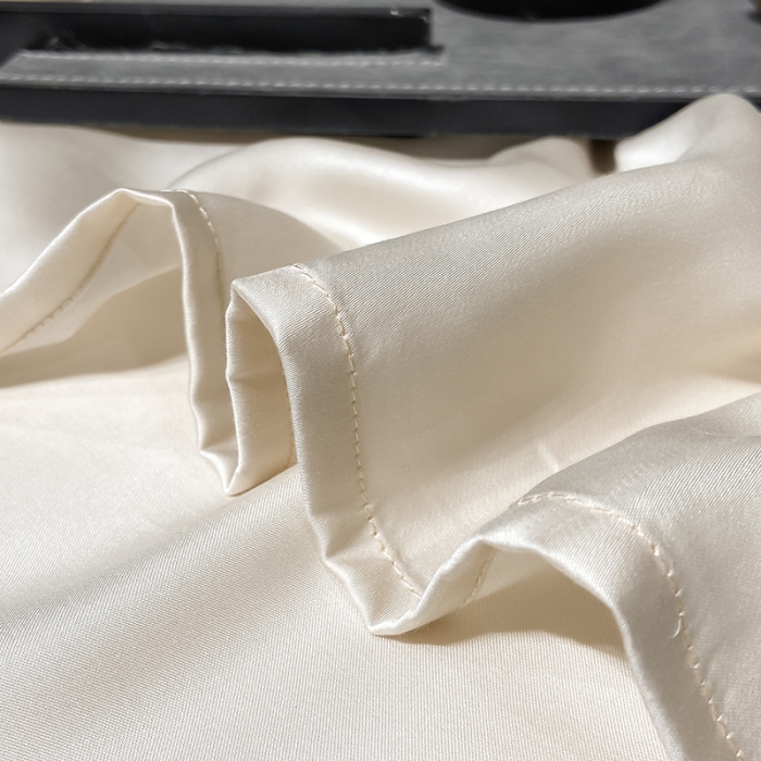 91家纺网 家纺一手货源 找家纺 涵宸家纺2023新款天丝TM纯色-单床单 单床单-奶昔