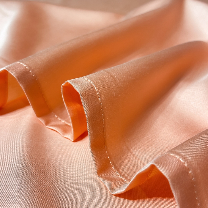 91家纺网 家纺一手货源 找家纺 涵宸家纺2023新款天丝TM纯色-单床单 单床单-暖橙