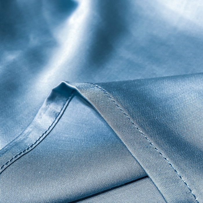 91家纺网 家纺一手货源 找家纺 涵宸家纺2023新款天丝TM纯色-单床单 单床单-深海蓝