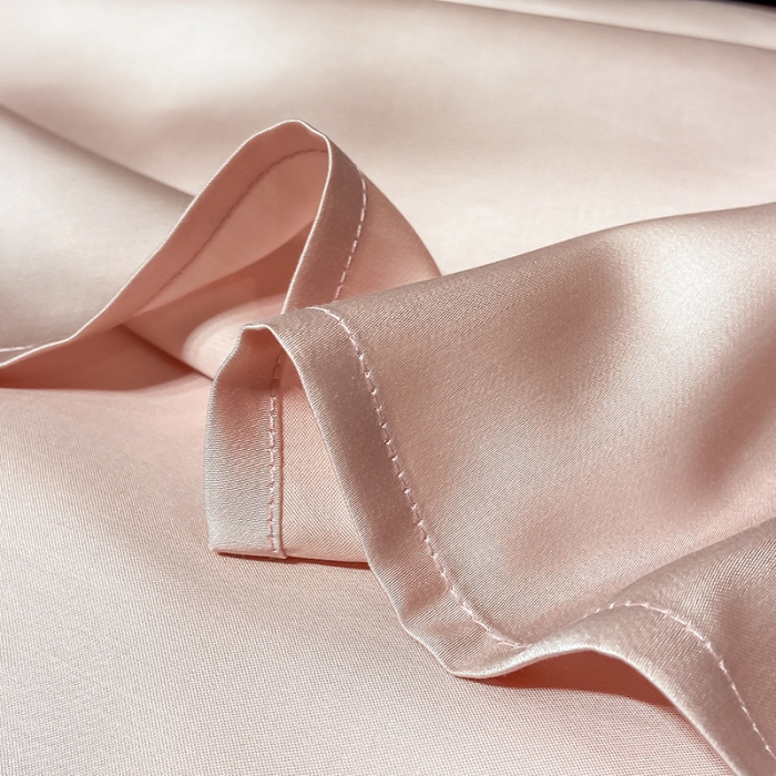 91家纺网 家纺一手货源 找家纺 涵宸家纺2023新款天丝TM纯色-单床单 单床单-香奈粉