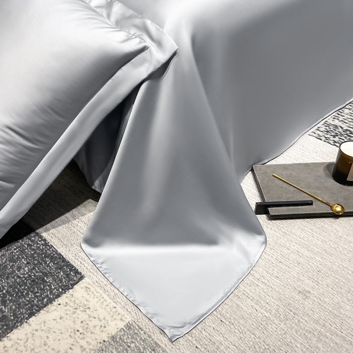 91家纺网 家纺一手货源 找家纺 涵宸家纺2023新款天丝TM纯色-单床单 单床单-星辰兰