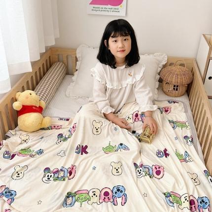 91家纺网 家纺一手货源 找家纺 星期八 2023新款 迪斯尼凉感毯 维尼乐园