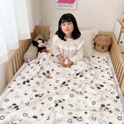 91家纺网 家纺一手货源 找家纺 星期八 2023新款 迪斯尼凉感毯 字母米奇