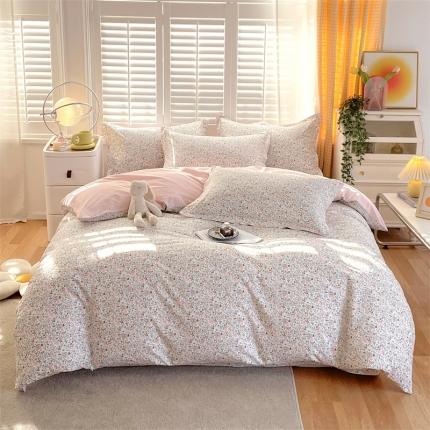 91家纺网 家纺一手货源 找家纺 宝齐莱 2023新款13372全棉印花四件套 妮可