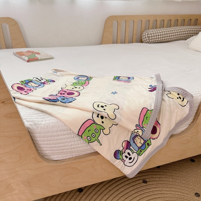 91家纺网 家纺一手货源 找家纺 星期八 2023新款 迪斯尼凉感毯 维尼乐园