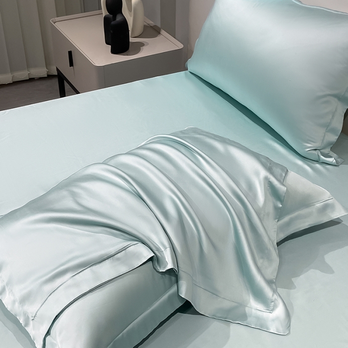 91家纺网 家纺一手货源 找家纺 （总）涵宸家纺 2023新款天丝ᵀᴹ纯色-单枕套