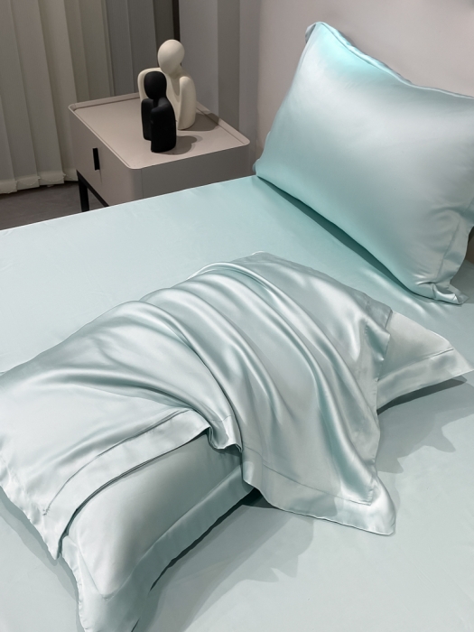 91家纺网 家纺一手货源 找家纺 （总）涵宸家纺 2023新款天丝ᵀᴹ纯色-单枕套